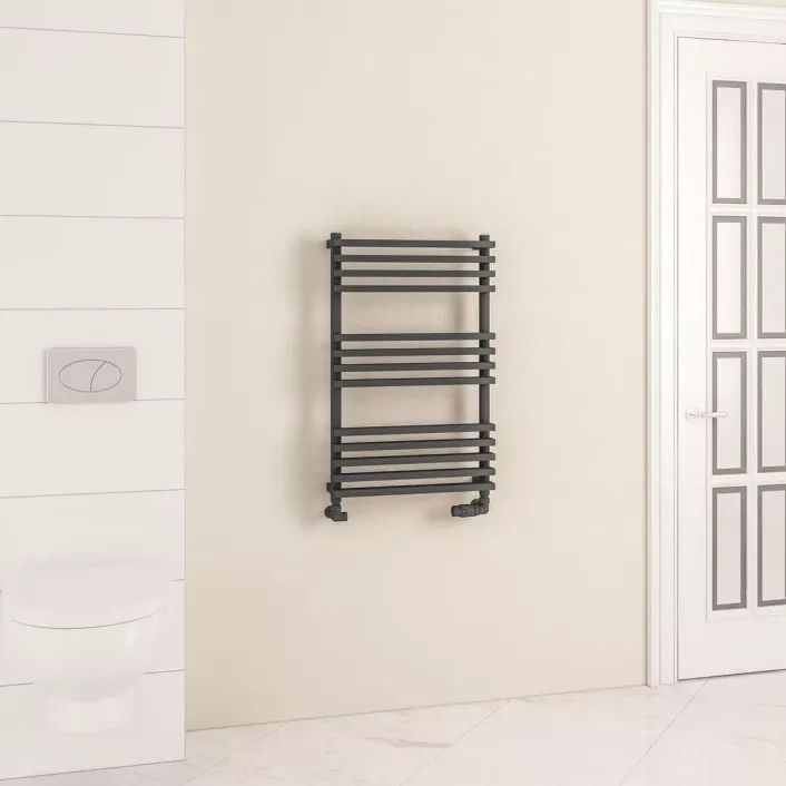 Eastbrook Rowsham 800 x 500mm Towel Rail Matt Anthracite
