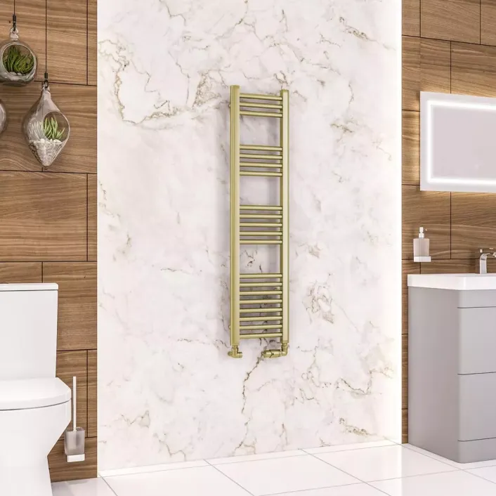 Eastbrook Wendover Straight Multirail 1200 x 300 Brushed Brass