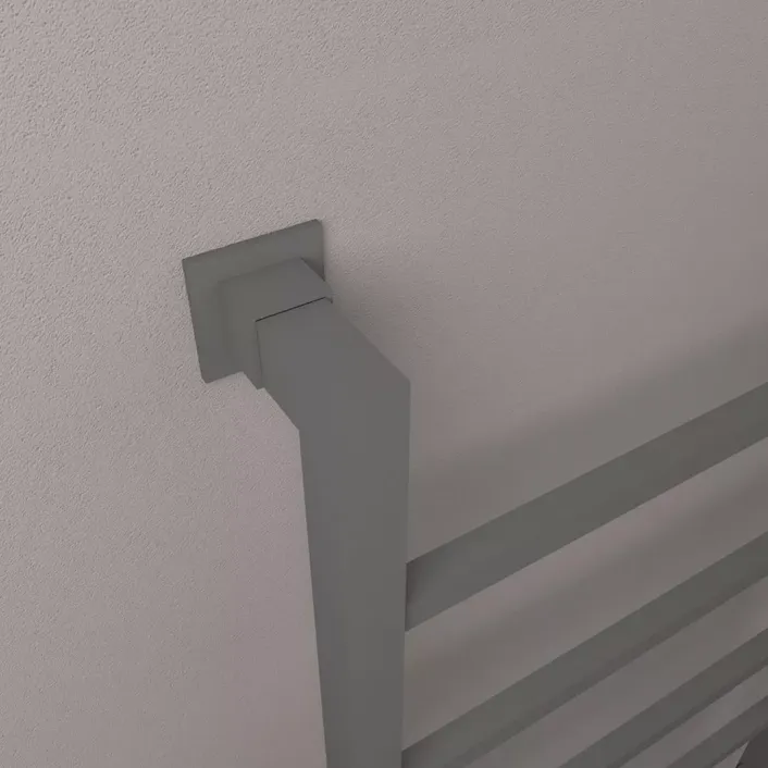 Eastbrook Loxley 800 x 600mm. Towel Rail Matt Anthracite