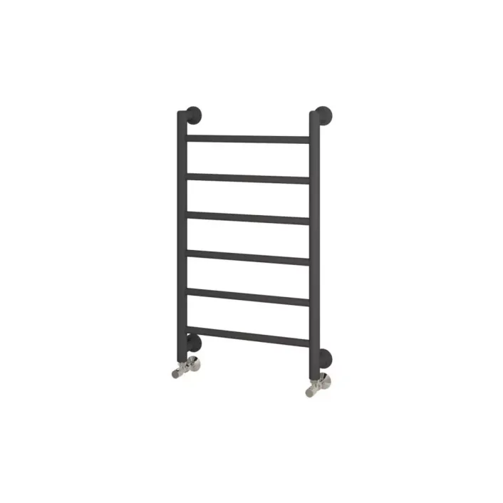 Eastbrook Eshton 800 x 500mm. Towel Rail Matt Anthracite