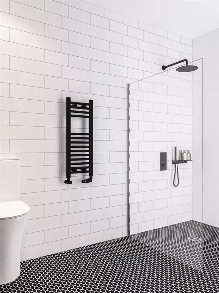 Eastbrook Wingrave 800 x 300 Straight Multirail Matt Black