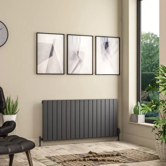 Eastbrook Addington II Radiator 600 x 1262 Type10 Matt Anthracite