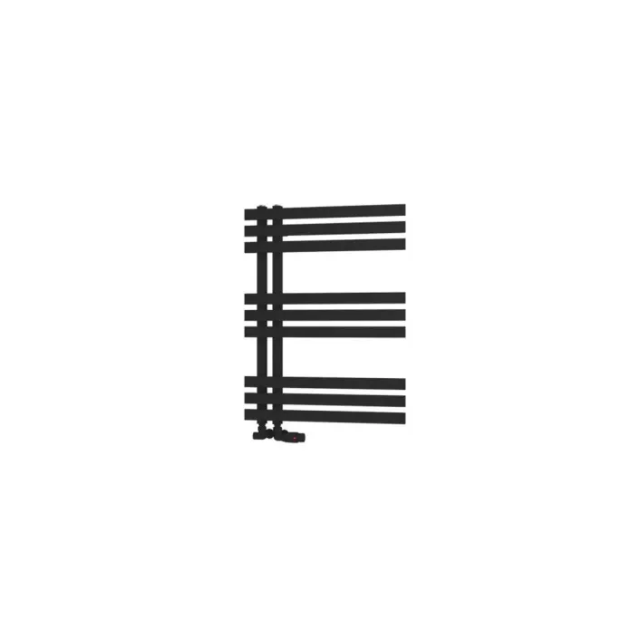 Eastbrook Hurley 800 x 600 Towel Rail Matt Black