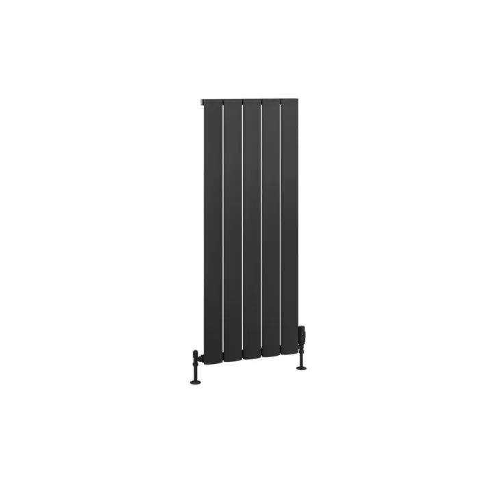 Eastbrook Malmesbury 1200 x 470 Aluminium Radiator Matt Anthracite