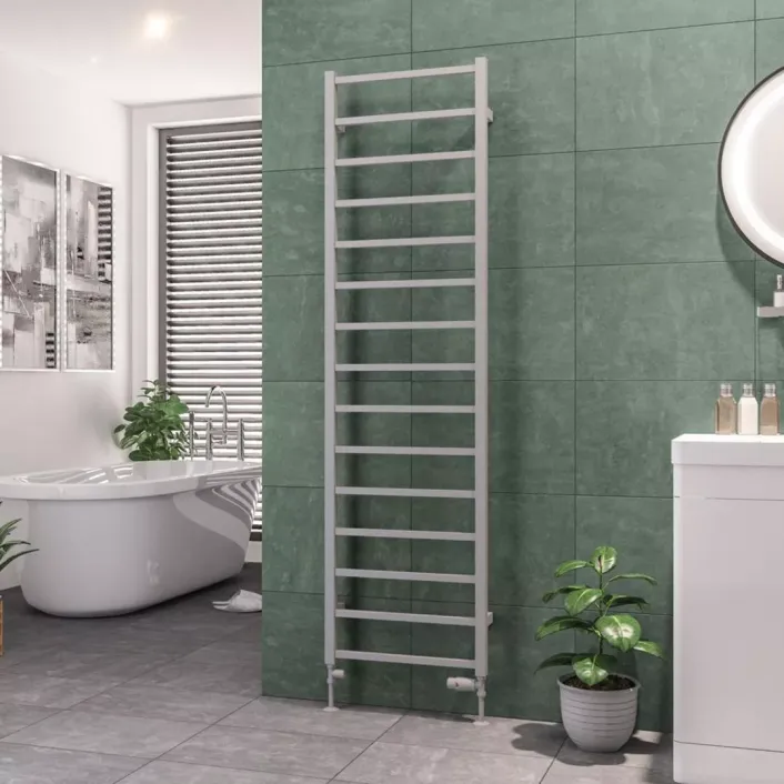 Eastbrook Tuscan Square Towel Rail 1800 x 500 Matt Grey