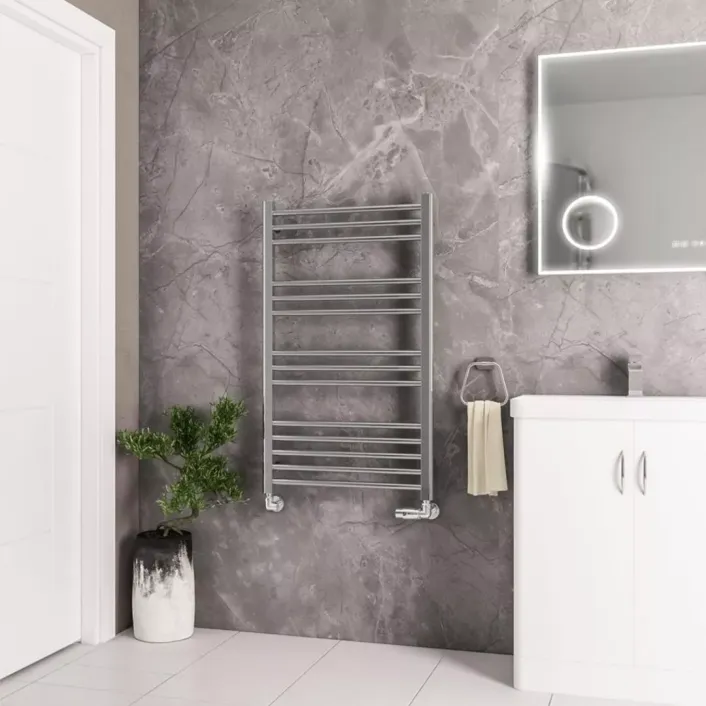 Eastbrook Wendover Straight Stainless Steel Multirail 1000 x 600 Mirror Polished