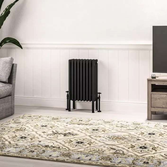 Eastbrook Imperia 6 Column Radiator 600 x 425mm Matt Black