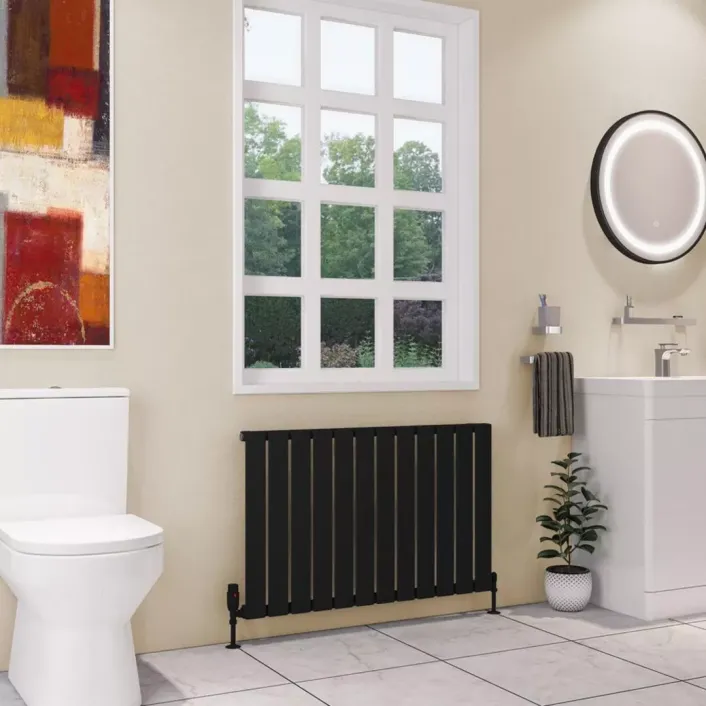 Eastbrook Deddington 600 x 950 Radiator Matt Black