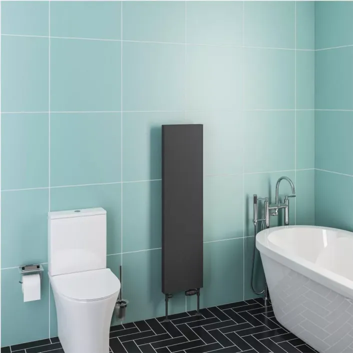 Eastbrook Wingrave 1200 x 310 Flat Panel Radiator Matt Anthracite