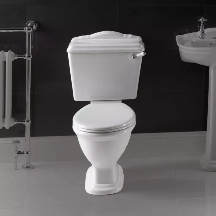 Eastbrook Tamarind Cistern with Fittings and Lever Flush - White