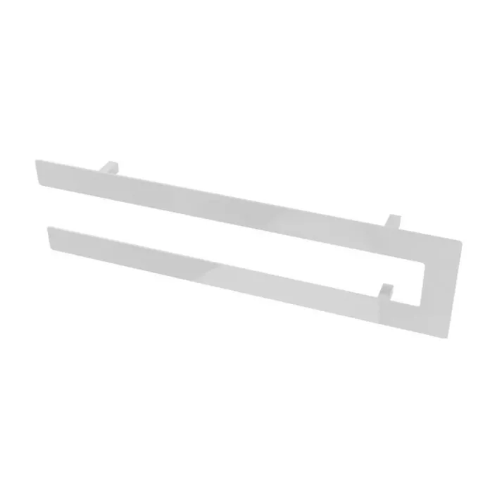 Eastbrook Addington Double Flat Style Towel Hanger 588mm Gloss White