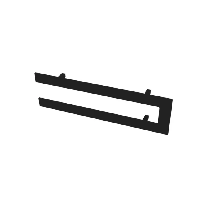 Eastbrook Addington Double Flat Style Towel Hanger 514mm Matt Black