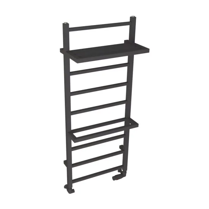 Eastbrook Launton Designer Towel Rail 1200x500mm Matt Anthracite