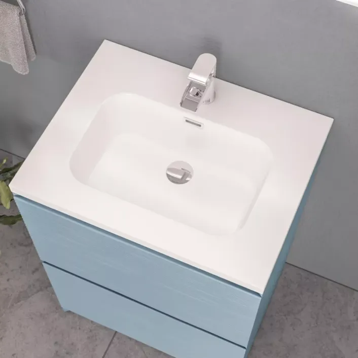 Eastbrook Langley 60cm Floorstanding Vanity Unit - Harbour Blue