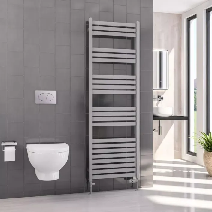 Eastbrook Defford 1800 x 600mm Towel Rail Matt Grey