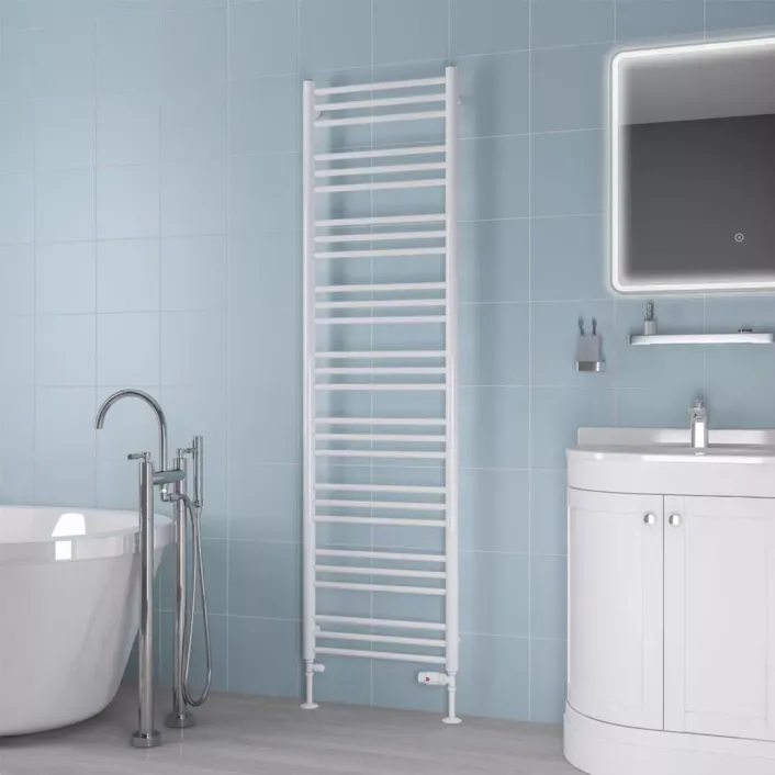 Eastbrook Biava Round 1800x500 Gloss White