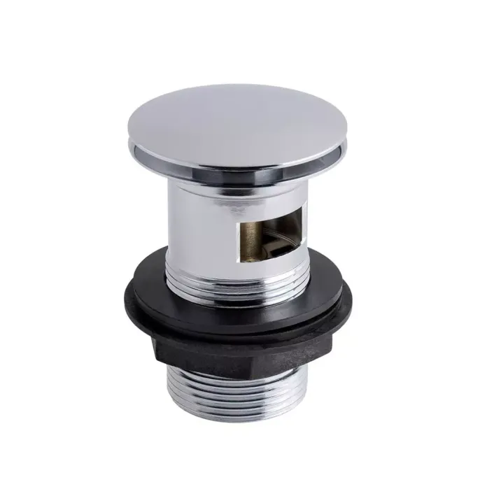 Eastbrook Push Button Basin Waste - Chrome