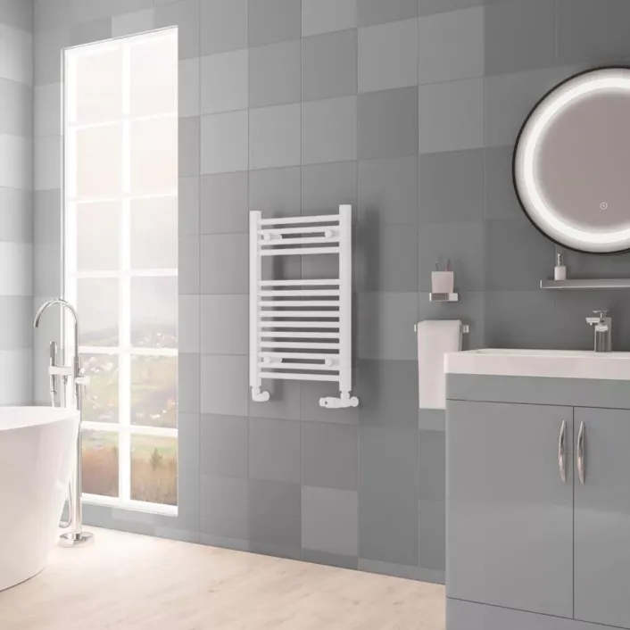 Eastbrook Biava Multirail HV Straight 688 x 450mm Matt White