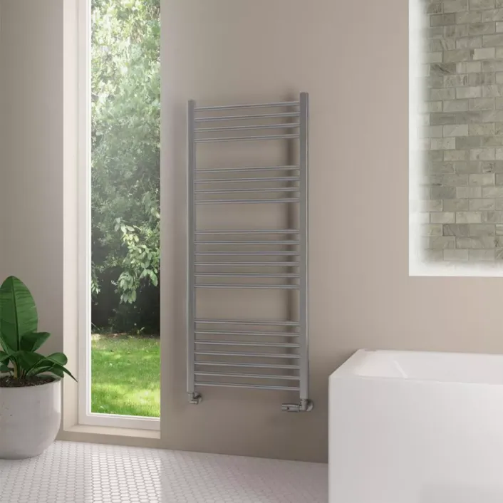 Eastbrook Wendover Straight Stainless Steel Multirail 1400 x 600 Brushed