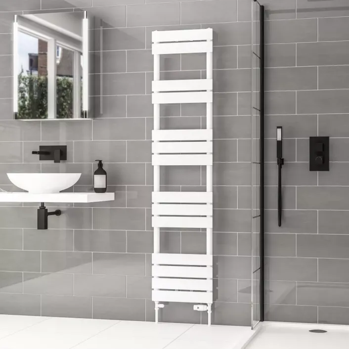 Eastbrook Addington II Towel Rail 1750 x 400 Type10 Gloss White