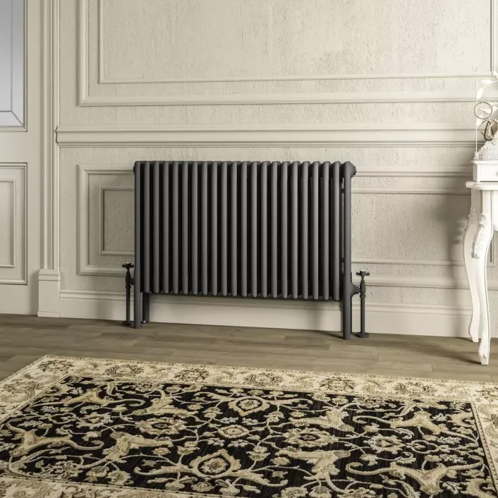 Eastbrook Imperia 4 Column Radiator 600 x 1010mm Matt Anthracite
