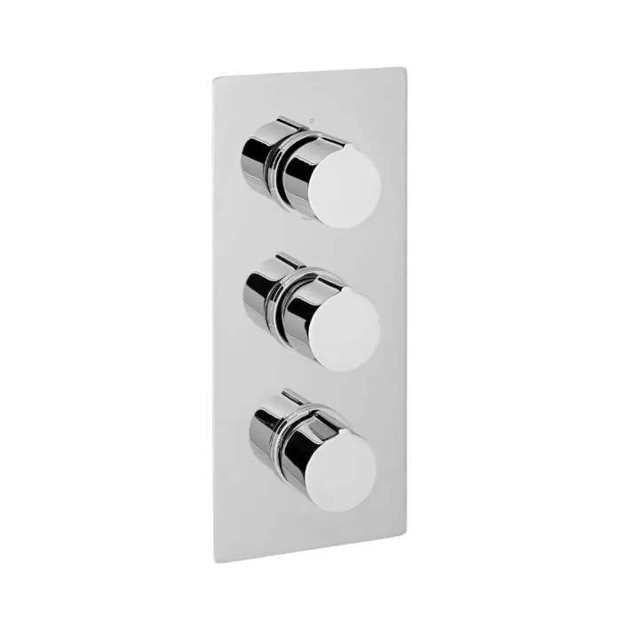 Eastbrook (Single) Round Control Handle for Valve Plates - Chrome