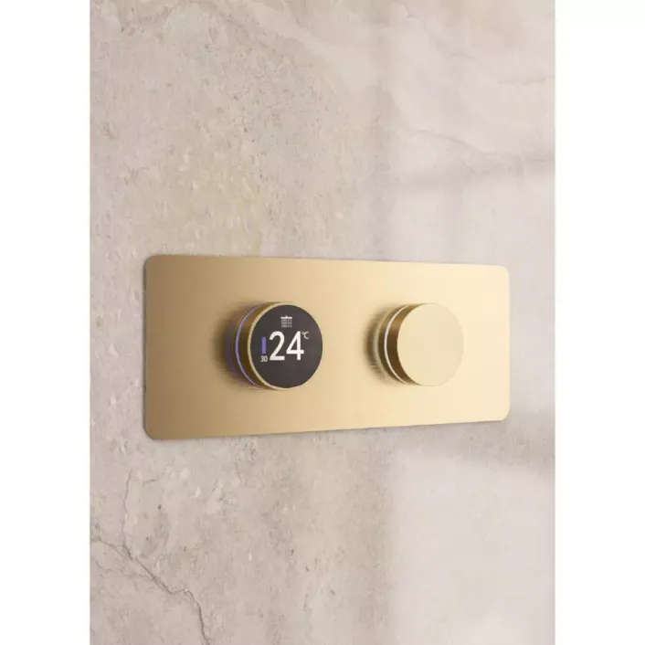 Eastbrook Denali Digital Shower Valve - Brushed Brass