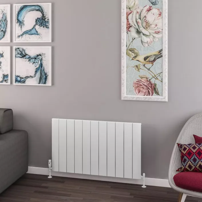 Eastbrook Withington 600 x 1040 Aluminium Radiator Matt White