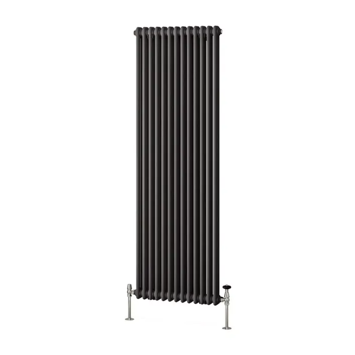 Eastbrook Imperia 2 Column Radiator 1800 x 605mm Matt Anthracite