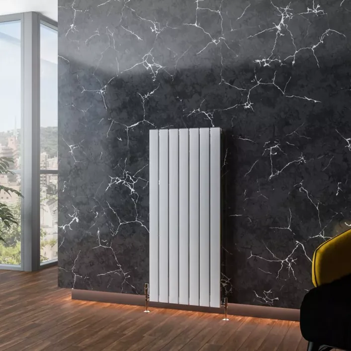 Eastbrook Addington Aluminium 1200 x 514 Radiator Type10 Gloss White