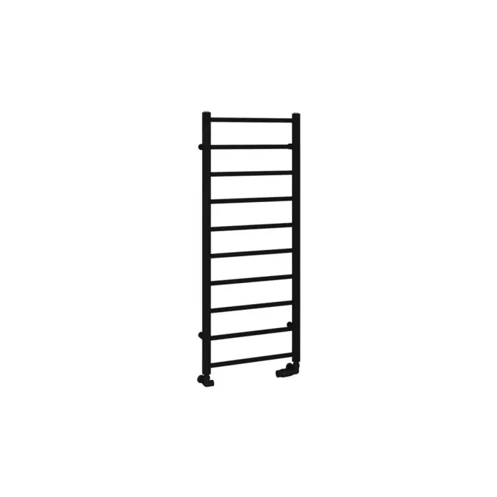 Eastbrook Tuscan Round 1200 x 500 Towel Rail Matt Black