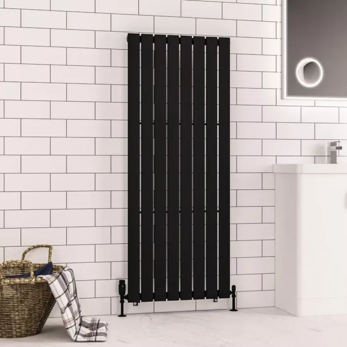 Eastbrook Warrington 1500 x 604 Radiator Type10 Matt Black