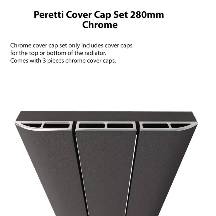 Eastbrook Peretti Cover Cap Set 280mm. Chrome