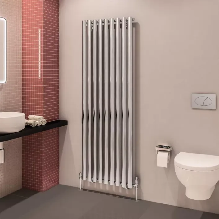 Eastbrook Tunstall 1800 x 630 Radiator Chrome