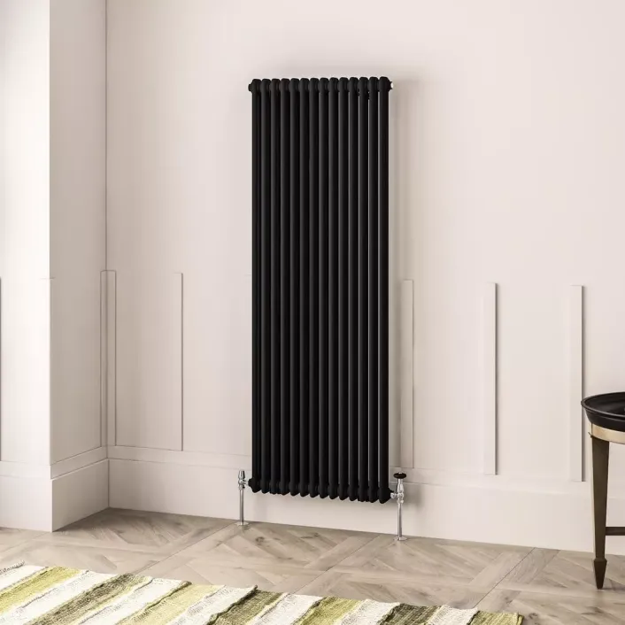 Eastbrook Imperia 2 Column Radiator 1800 x 650mm Matt Black