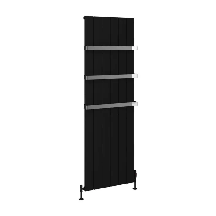 Eastbrook Rosano 1800 x 565 Aluminium Radiator Matt Black