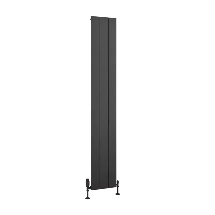 Eastbrook Charlton 1800 x 280 Aluminium Radiator Matt Anthracite