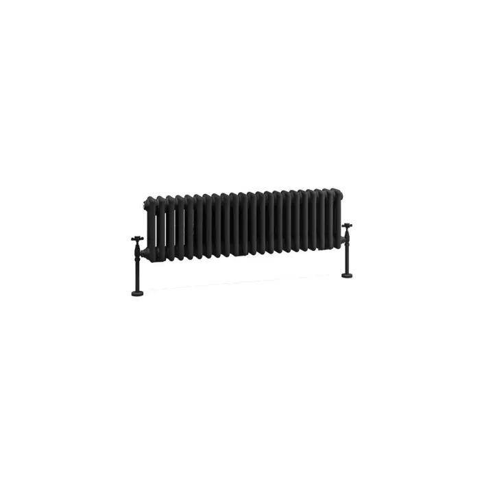 Eastbrook Imperia 3 Column Radiator 300 x 1010mm Matt Black