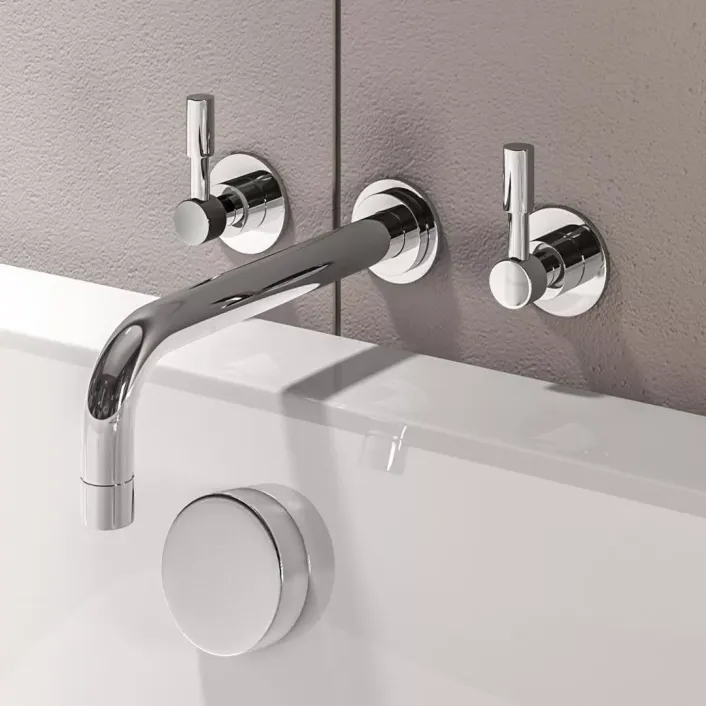 Eastbrook Leith Wall Mounted Bath Filler Tap Chrome