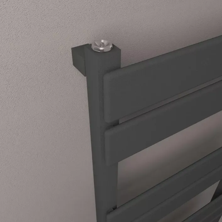 Eastbrook Deddington 1200 x 500 Towel Rail Matt Anthracite