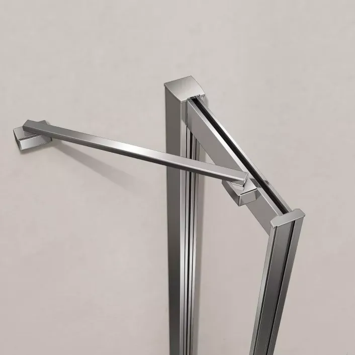 Eastbrook Volente Inline Shower Panel Support Bar - Chrome