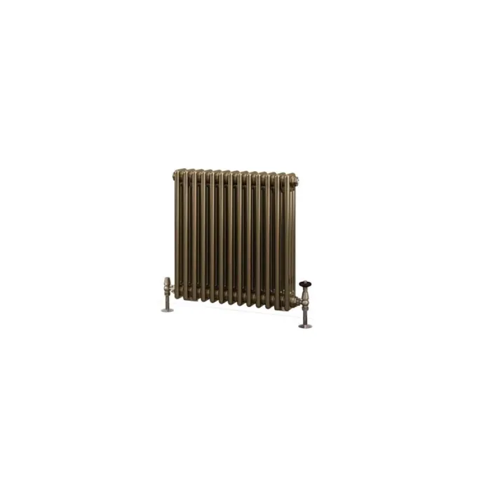 Eastbrook Rivassa 3 Column Radiator 600 x 608mm Bronze Effect