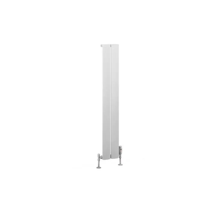 Eastbrook Malmesbury 1200 x 185 Aluminium Radiator Matt White