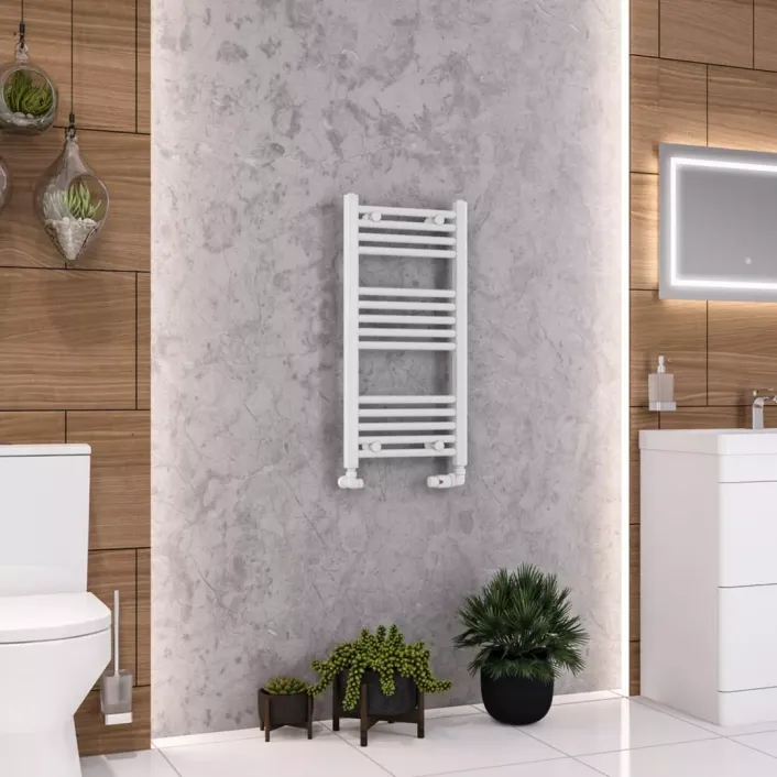Eastbrook Wendover Straight Multirail 800 x 400 Gloss White