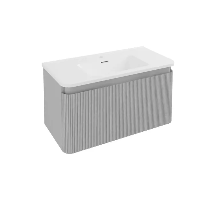 Eastbrook Belice 80cm Wall Hung Vanity Unit - Matt Grey
