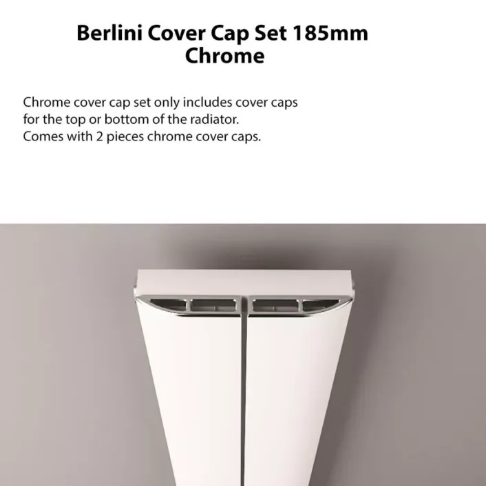 Eastbrook Berlini Cover Cap Set 185mm. Chrome