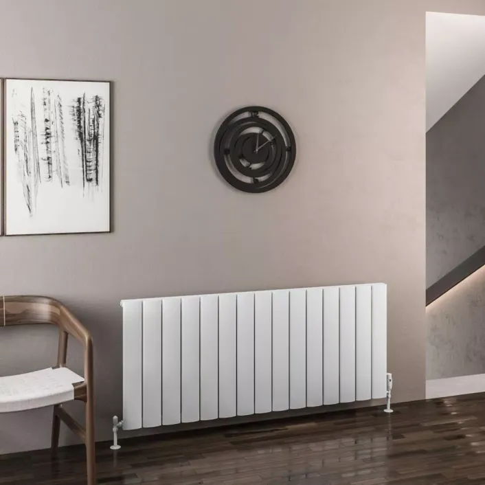Eastbrook Malmesbury 600 x 1420 Aluminium Radiator Matt White