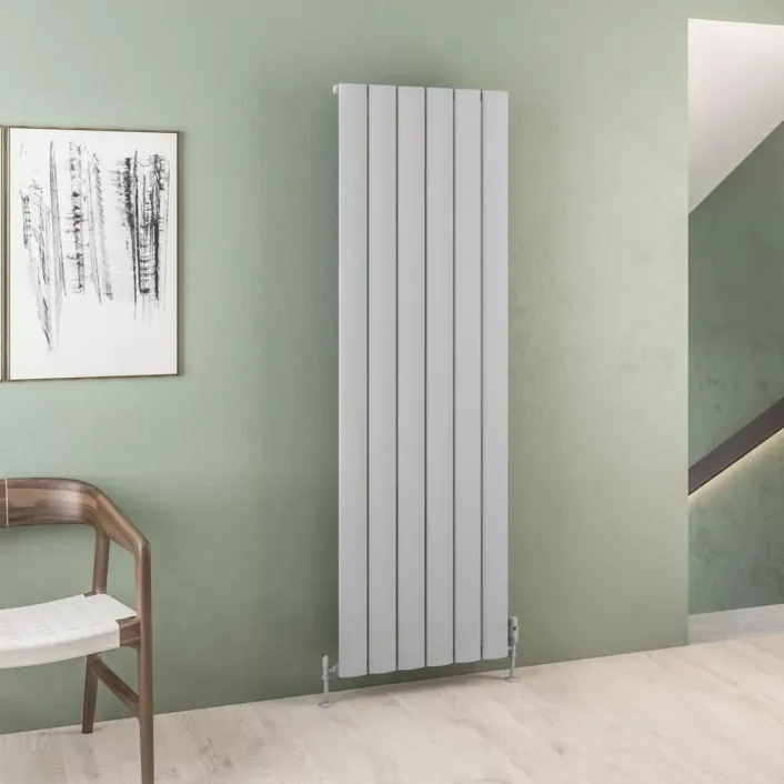 Eastbrook Malmesbury 1800 x 565 Aluminium Radiator Matt Grey