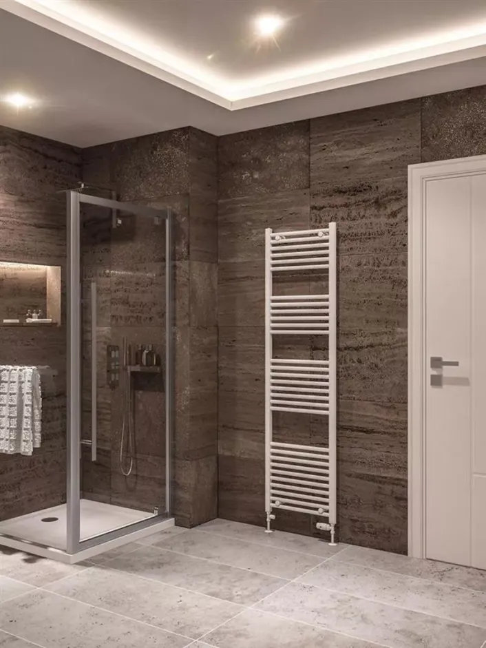 Eastbrook Wingrave 1800 x 500 Straight Multirail Gloss White