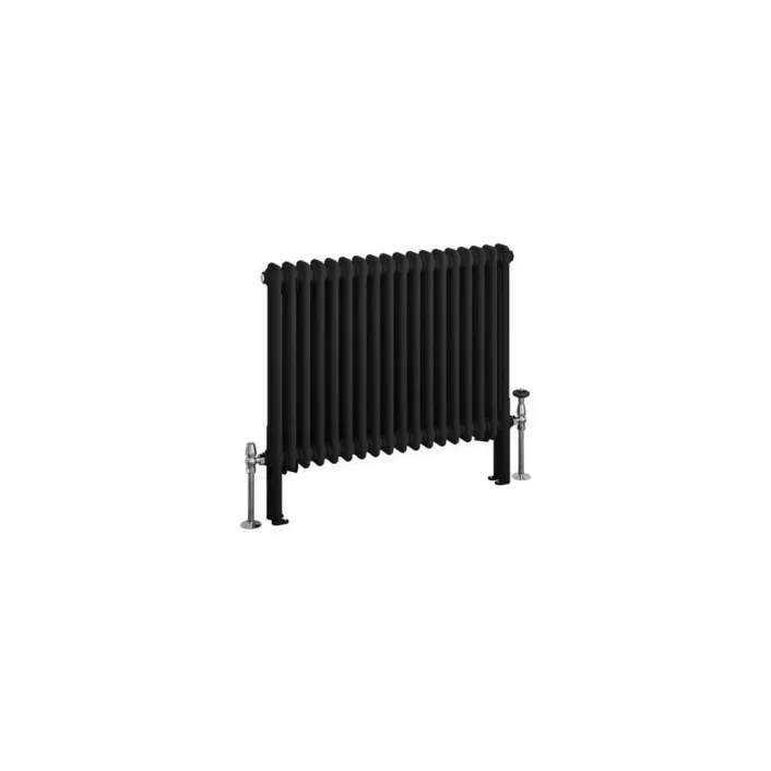 Eastbrook Imperia 2 Column Radiator 600 x 830mm Matt Black